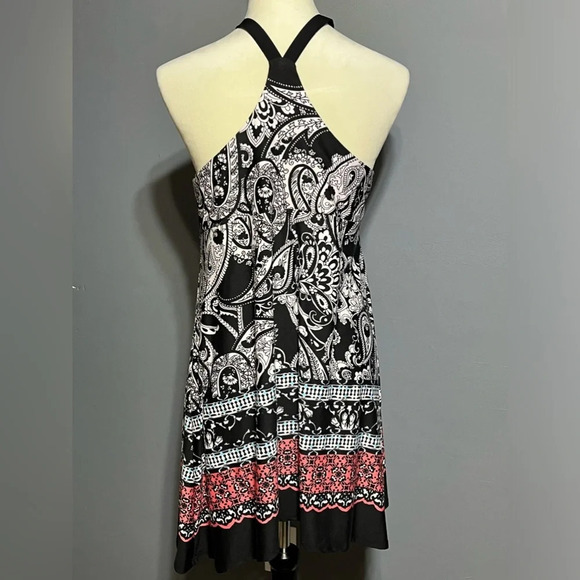 Linea Donatella womens racerback sleeveless dress size Large - Picture 2 of 6
